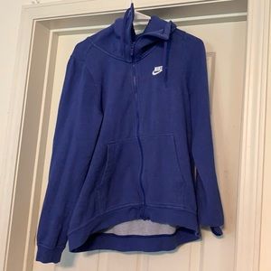 Purple Nike Zip-up sweatshirt. Size Medium.